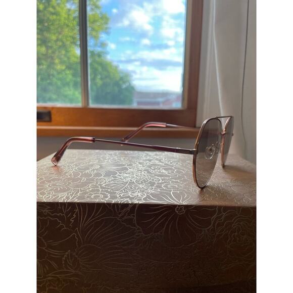 J Crew Rose Gold Aviator Glasses - Picture 2 of 2